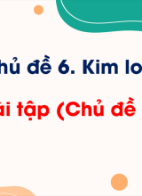 Bài tập (Chủ đề 6)